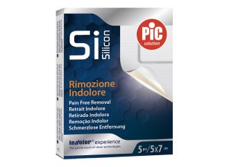 Cerotto pic postop silicone 5x7 5 pezzi