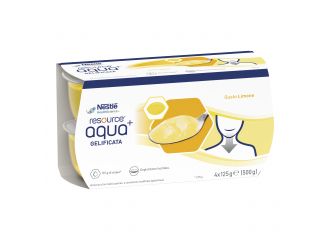 Resource aqua acqua gelificata+lemon cup 6 4x125 g