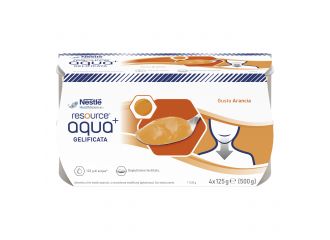 Resource aqua acqua gelificata+orange cup 6 4x125 g