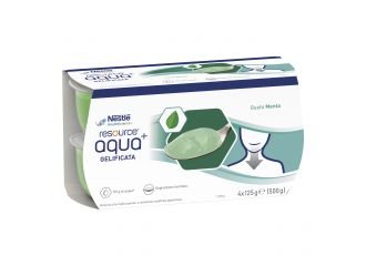 Resource aqua acqua gelificata+mint cup 6 4x125 g