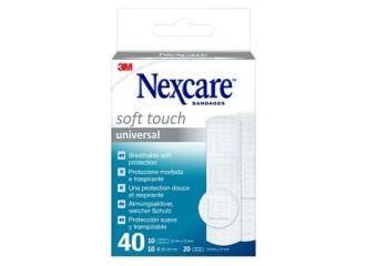 Cerotto preparato 3m nexcare soft n0540as assortiti 3 misure 20 cerotti 19x72mm + 10 cerotti 25x72mm + 10 cerotti tondi 22,5mm