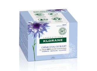 Klorane gel crema risveglio fresco fiordaliso bio acido ialuronico 50 ml