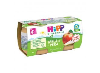 Hipp omogeneizzato mela/pera 2 x 80 g