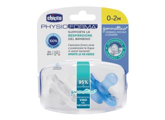 Chicco gommottino boy silicone 0-2 mesi 2 pezzi ita c