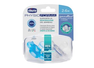 Chicco gommottino boy silicone 2-6 mesi 2 pezzi ita c