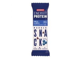 Enervit protein snack mirtillo cioccolato vegetale 8 barrette 30 g