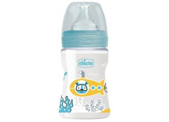 Chicco biberon wb pp boy da 150 ml lento silicone