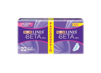 Lines seta ultra assorbente con ali 22 pezzi