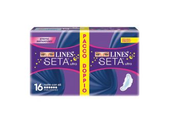 Lines seta ultra assorbente notte 16 pezzi