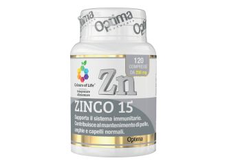 Colours of life zinco 15 120 compresse