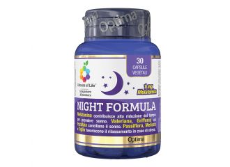 Colours of life night formula 30 capsule vegetali 550 mg
