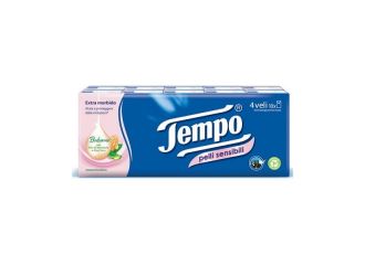 Tempo fazzoletti pelli sensibili 10x9 pezzi