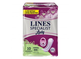 Pannolone sagomato lines specialist normal 10 pezzi
