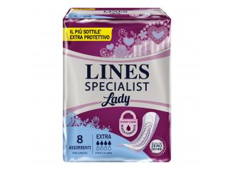 Assorbenti lines specialist lady extra ipoallergenici 8 pezzi