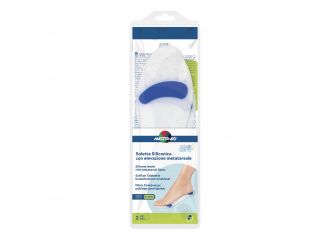 Master-aid foot care soletta siliconica xl 43-44 eu elev metatarso
