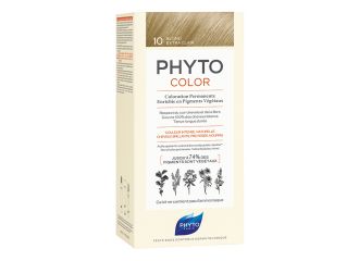 Phytocolor 10 biondo chiarissimo extra latte 50 ml + crema 50 ml + maschera 12 ml
