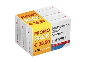 Melatonina zinco selenio promo pack 3 pezzi