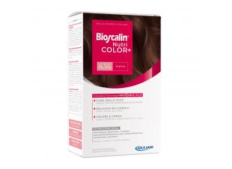 Bioscalin nutricolor plus 4,14 moka crema colorante 40 ml + rivelatore crema 60 ml + shampoo 12 ml + trattamento finale balsamo 12 ml