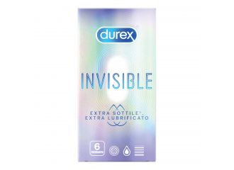 Durex invisible extra lubrificante 6 pezzi