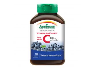 Jamieson vitamina c 1000 mirtillo 120 compresse masticabili