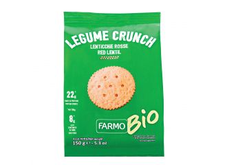 Farmo bio legume crunch crackers di lenticchie rosse e sesamo 150 g