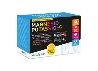 Magnesio e potassio +vit c limone 20 bustine