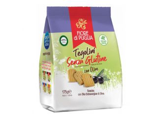 Fiore di puglia tegolini con olive 175 g