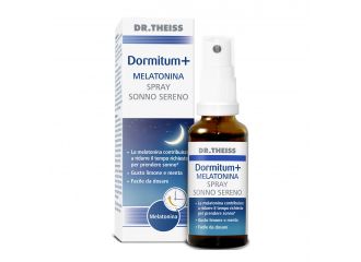 Dr theiss dormitum + melatonina spray sonno sereno 30 ml