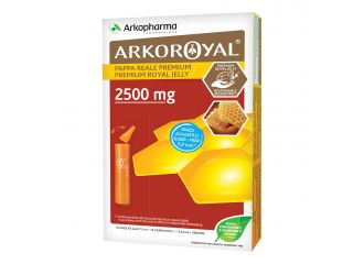 Arkoroyal pappa reale 2500 mg senza zucchero 10 fiale