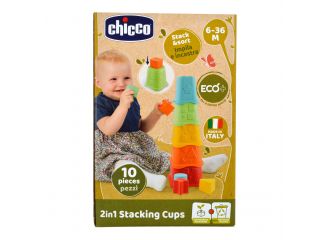 Chicco gioco 2in1 stacking cups eco+