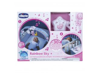 Chicco gioco fd rainbow bed archicco pink