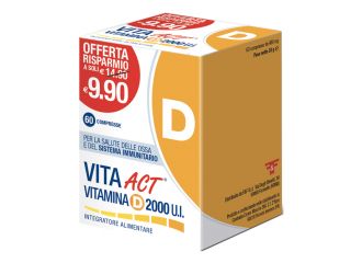 Vitamina d act 2000ui 60 compresse