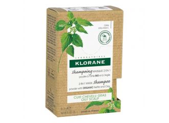 Klorane shampoo maschera lavante polvere ortica 8 bustine 3 g