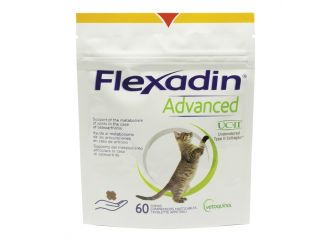 Flexadin advanced gatto tutte le taglie busta da 60 tavolette appetibili masticabili