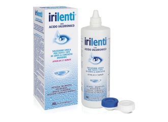 Soluzione unica per lenti a contatto irilenti con acido ialuronico 2 flaconi da 360 ml + 360 ml