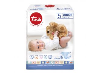 Trudi baby care pannolino bambini junior 11/25 kg 16 pezzi