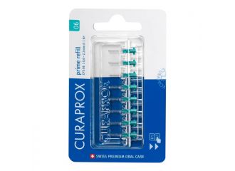 Curaprox cps 06 scovolino prime refill turquoise 8 pezzi