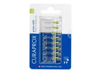 Curaprox cps 011 scovolino prime refill lime green 8 pezzi