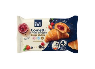 Nutrifree cornetti integrali ai frutti di bosco 4 x 60 g