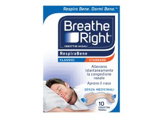 Cerotti nasali breath right classici 10 pezzi