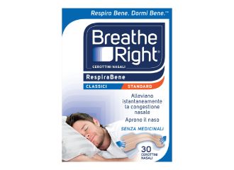 Cerotti nasali breath right classici 30 pezzi