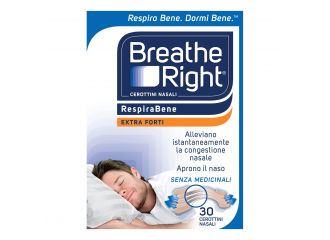 Cerotti nasali breath right extra forte 30 pezzi