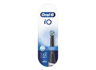 Oralb power refill io ultimate clean black 2 pezzi