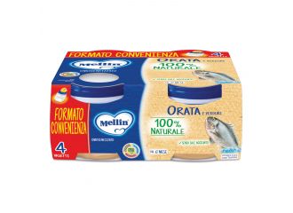 Mellin omogeneizzato orata 4x80 g