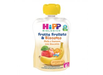 Hipp bio frutta frullata&biscotto mela banana biscotto 90 g
