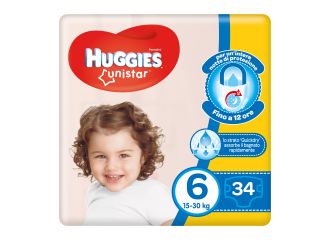 Huggies unistar grande 6 34 pezzi