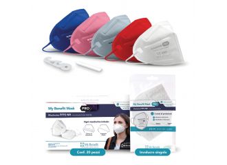 My benefit mask pro ffp2 nr mascherina grigio 1 pezzo