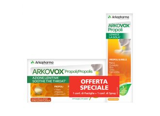 Arkovox propoli pack 24 compresse + spray 30 ml