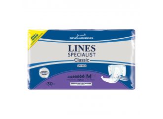 Pannolone a mutandina lines specialist classic maxi misura media 30 pezzi