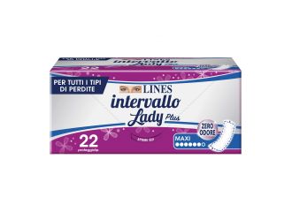 Proteggislip lines intervallo lady plus maxi 22 pezzi